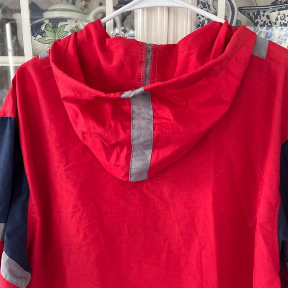 Mens hooded pullover half zip windbreaker - Picture 8 of 16